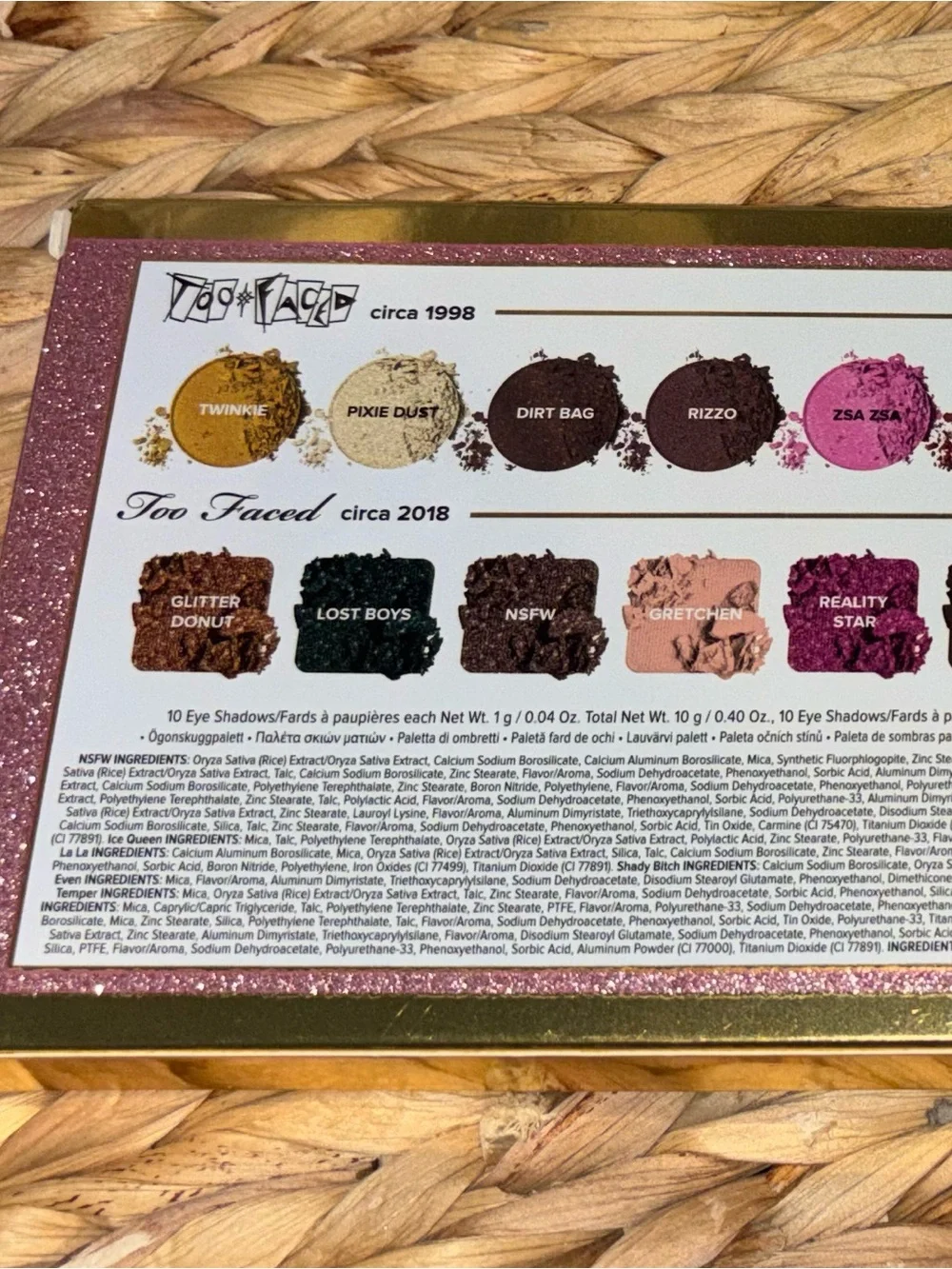 Too Faced Pink Then and Now Eyeshadow Palette